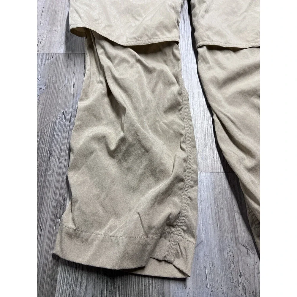 The North Face Pull‎ On Pants Vented Knee Belted Elastic Waist Men's XL Hiking